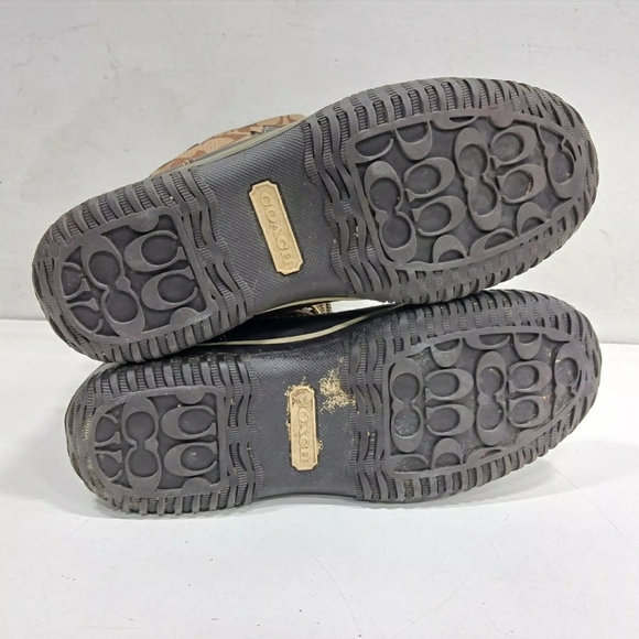 Coach Shaine Designer Signature in Snow Warm Winter Boots Sz 6.5B - Picture 6 of 6